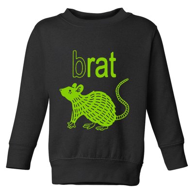 Brat B Rat Mouse Funny Apparel Toddler Sweatshirt