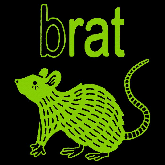Brat B Rat Mouse Funny Apparel Cropped Pullover Crew