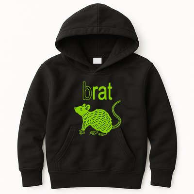 Brat B Rat Mouse Funny Apparel Kids Hoodie