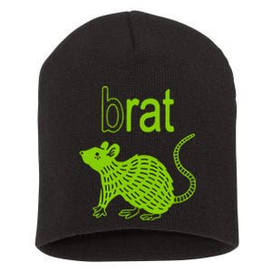 Brat B Rat Mouse Funny Apparel Short Acrylic Beanie