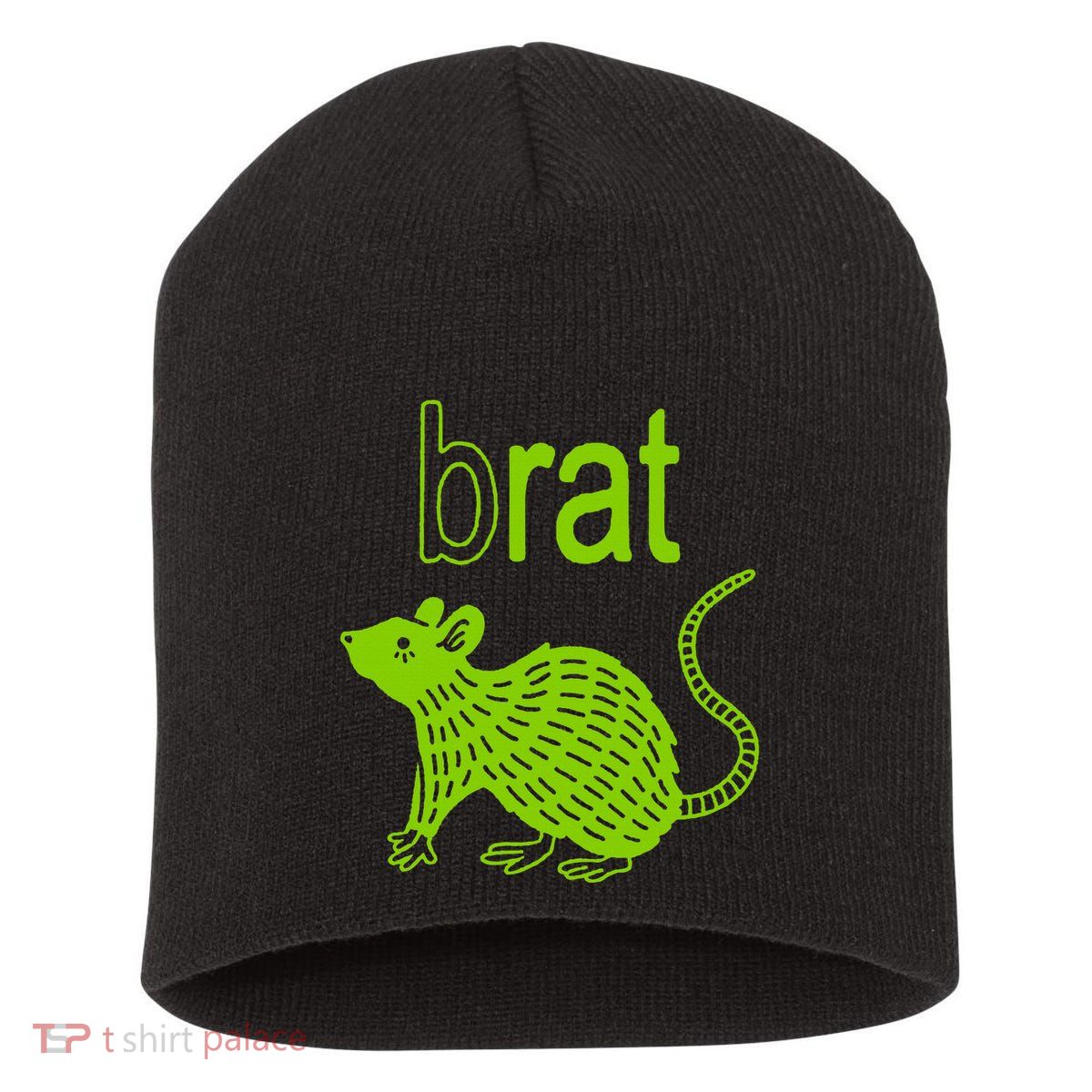 Brat B Rat Mouse Funny Apparel Short Acrylic Beanie