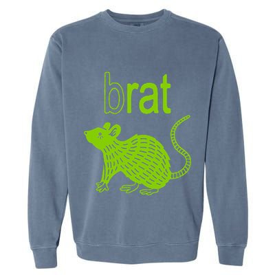 Brat B Rat Mouse Funny Apparel Garment-Dyed Sweatshirt