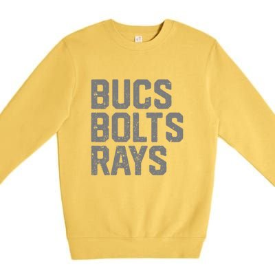 Bucs & Bolts & Rays Premium Crewneck Sweatshirt