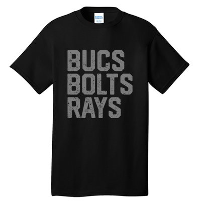 Bucs & Bolts & Rays Tall T-Shirt