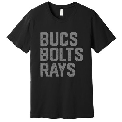 Bucs & Bolts & Rays Premium T-Shirt