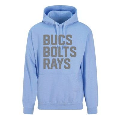 Bucs & Bolts & Rays Unisex Surf Hoodie