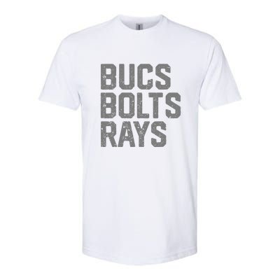 Bucs & Bolts & Rays Softstyle CVC T-Shirt