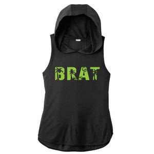 Brat Ladies PosiCharge Tri-Blend Wicking Draft Hoodie Tank