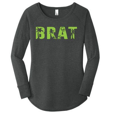 Brat Women's Perfect Tri Tunic Long Sleeve Shirt