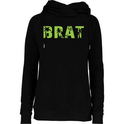 Brat Womens Funnel Neck Pullover Hood