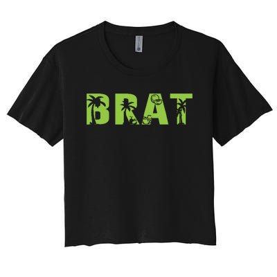 Brat Women's Crop Top Tee