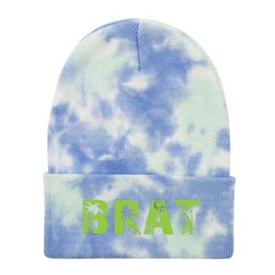 Brat Tie Dye 12in Knit Beanie