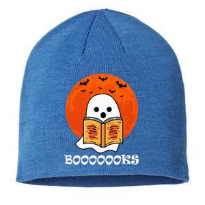 Booooooks Boo Read Books Halloween Sustainable Beanie