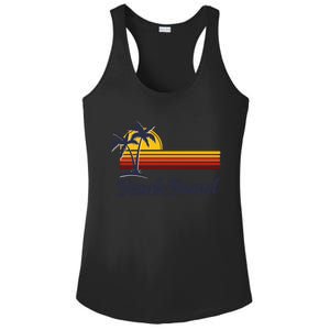 Beach Bound Retro Summer Fun Family Vacation Trip Gift Ladies PosiCharge Competitor Racerback Tank