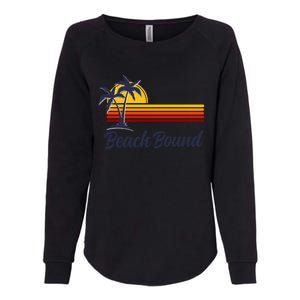 Beach Bound Retro Summer Fun Family Vacation Trip Gift Womens California Wash Sweatshirt