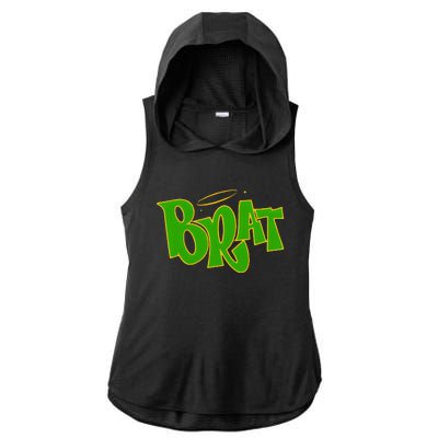 Brat Ladies PosiCharge Tri-Blend Wicking Draft Hoodie Tank