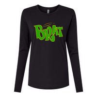 Brat Womens Cotton Relaxed Long Sleeve T-Shirt