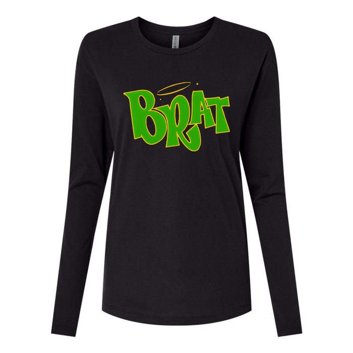 Brat Womens Cotton Relaxed Long Sleeve T-Shirt