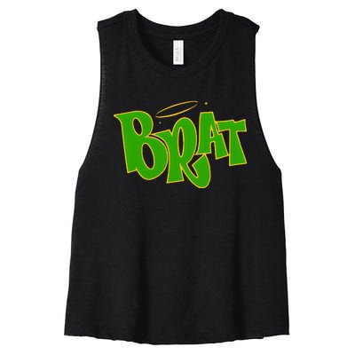 Brat Women's Racerback Cropped Tank