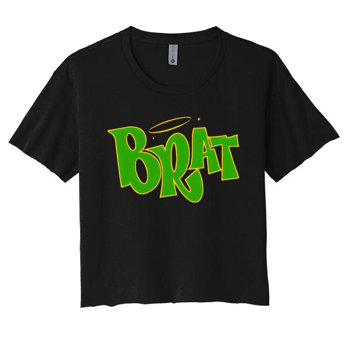 Brat Women's Crop Top Tee