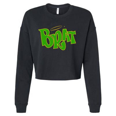 Brat Cropped Pullover Crew