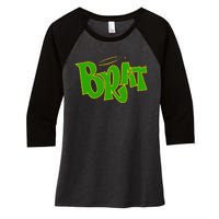 Brat Women's Tri-Blend 3/4-Sleeve Raglan Shirt