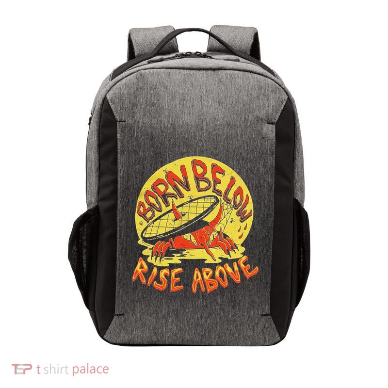 Born Below Rise Above Wizard Of Barge Vector Backpack