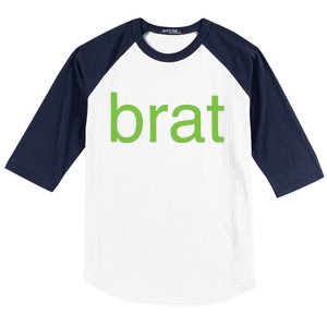 Brat Baseball Sleeve Shirt