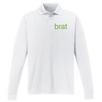 Brat Performance Long Sleeve Polo