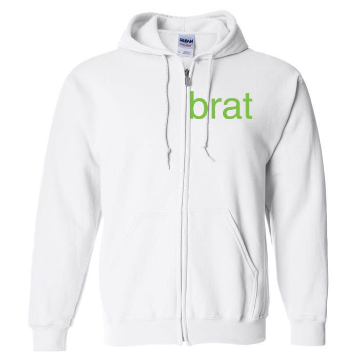 Brat Full Zip Hoodie