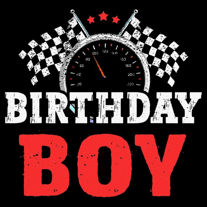 Birthday Boy Race Car Racing Car Driver Birthday Crew Cooling Performance Crew T-Shirt
