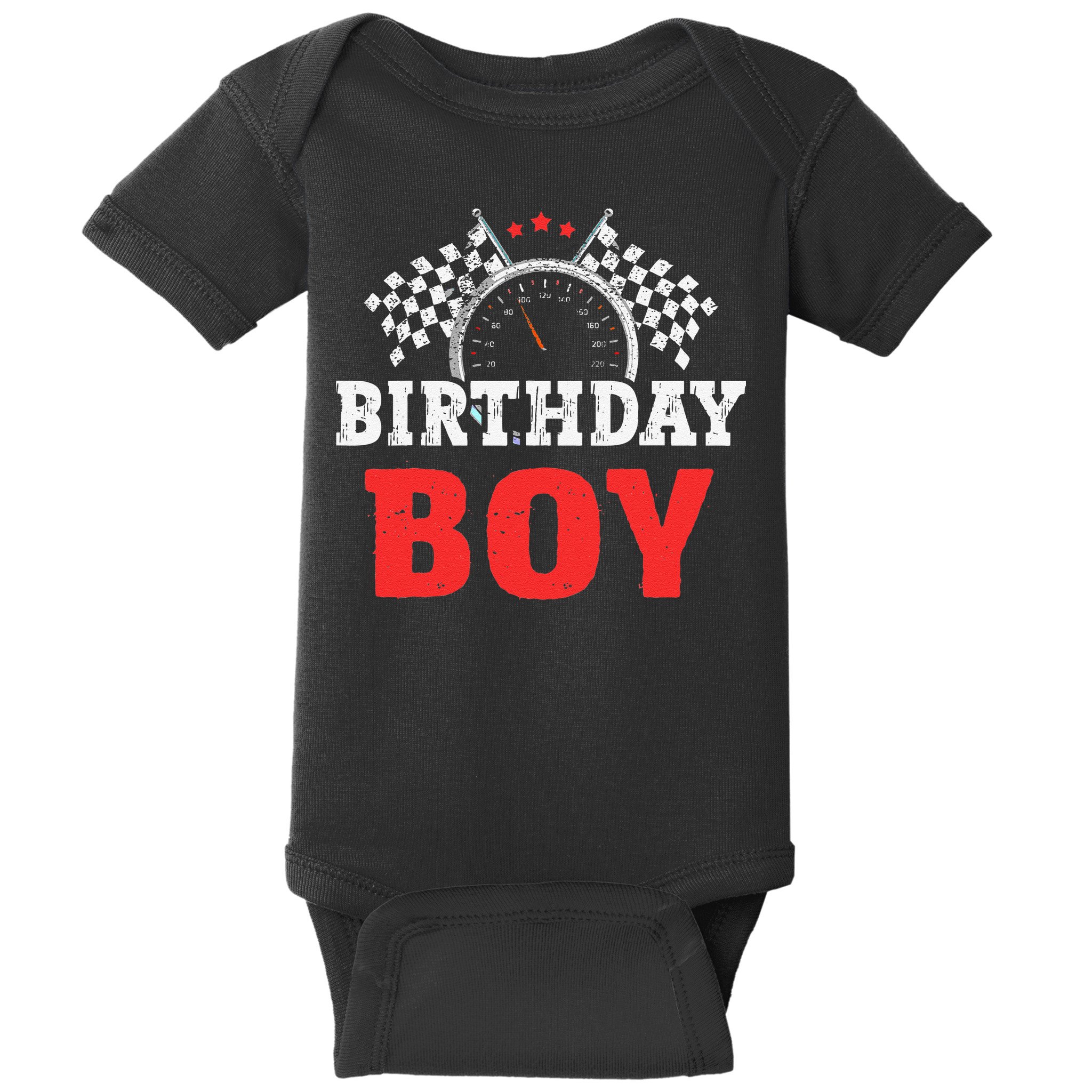 Birthday Boy Race Car Racing Car Driver Birthday Crew Baby Bodysuit