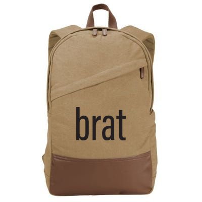 Brat Cotton Canvas Backpack