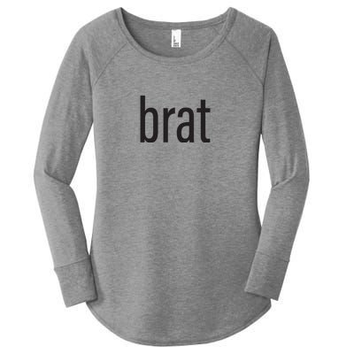 Brat Women's Perfect Tri Tunic Long Sleeve Shirt