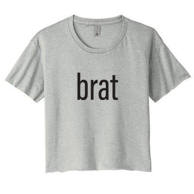 Brat Women's Crop Top Tee