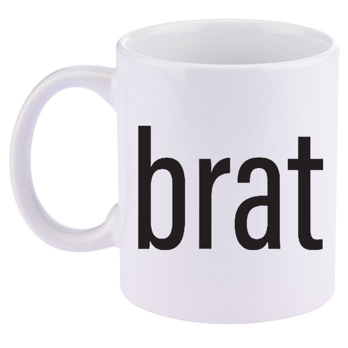 Brat 11oz C Handle Ceramic Mug