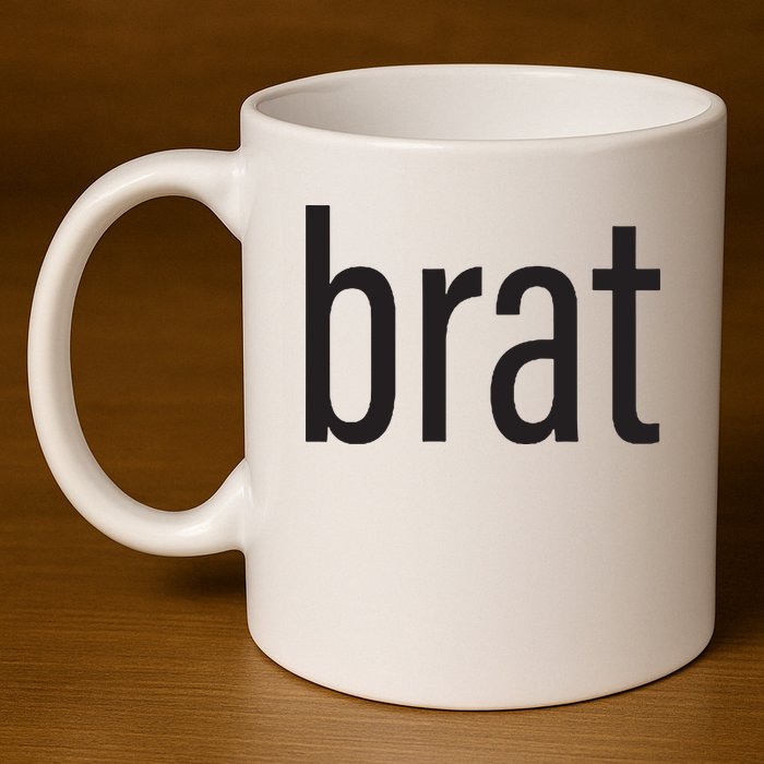 Brat 11oz C Handle Ceramic Mug
