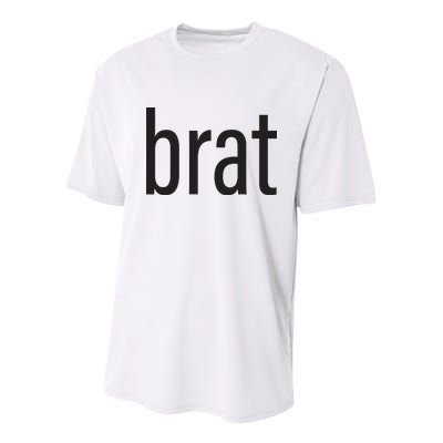 Brat Youth Performance Sprint T-Shirt