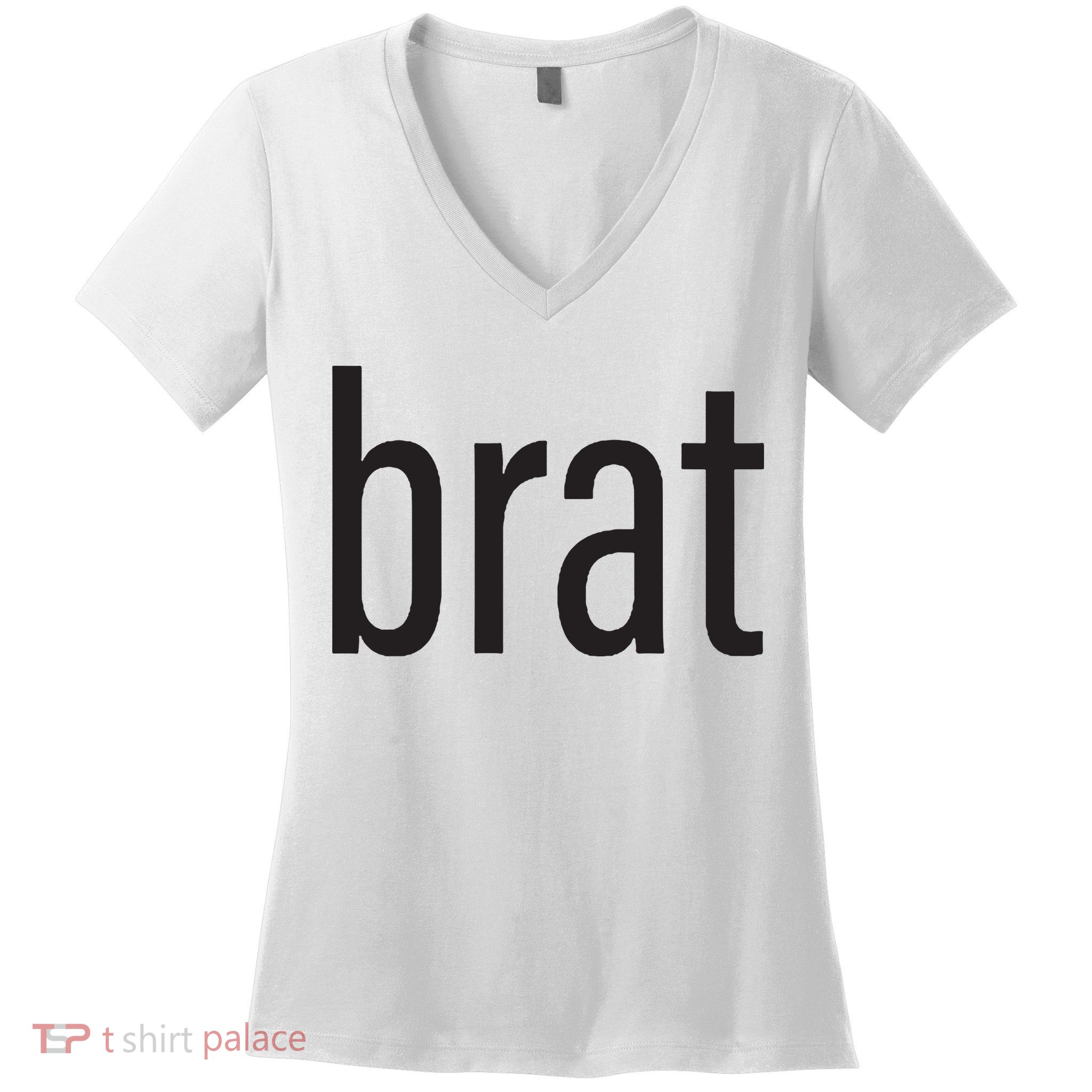 Brat Women's V-Neck T-Shirt
