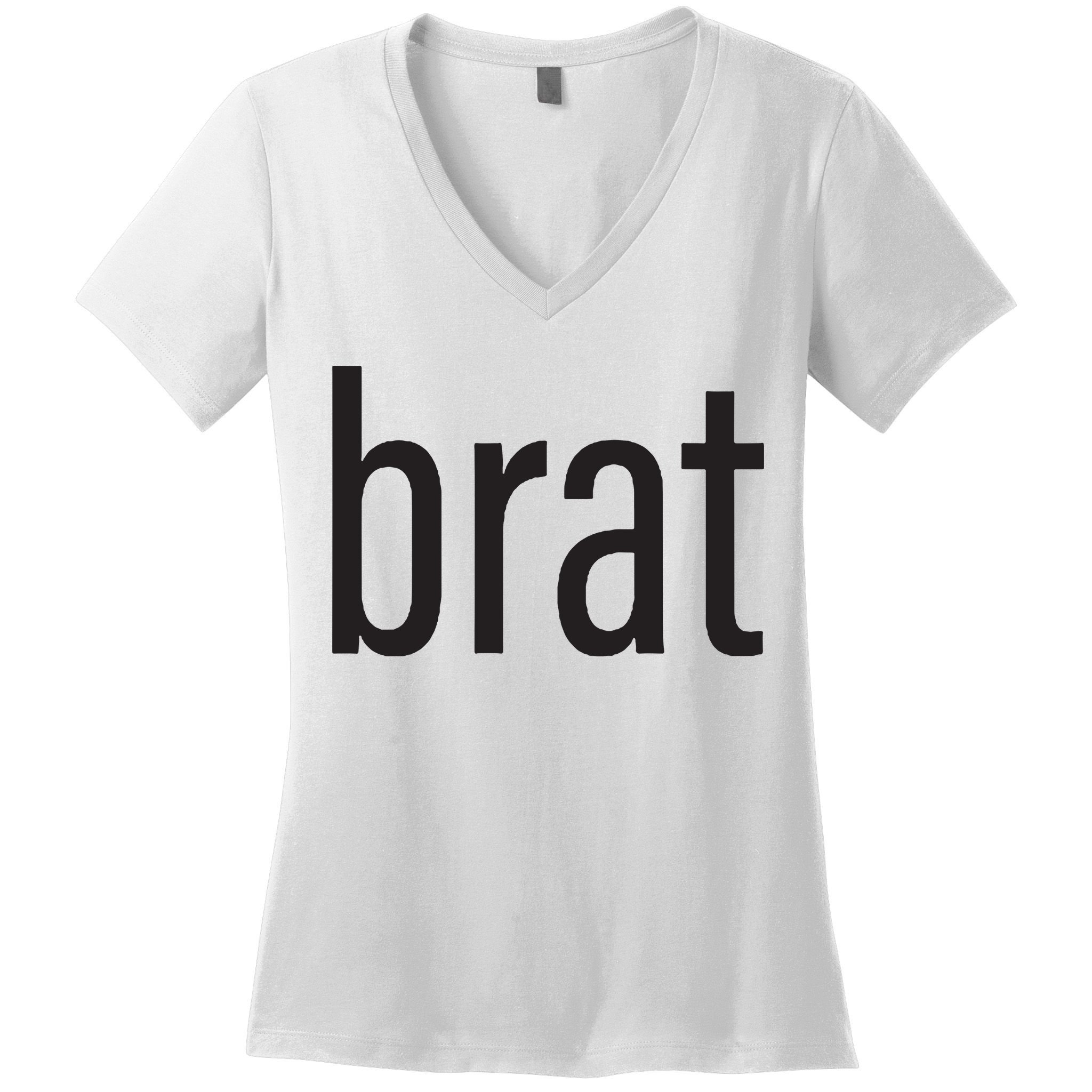 Brat Women's V-Neck T-Shirt