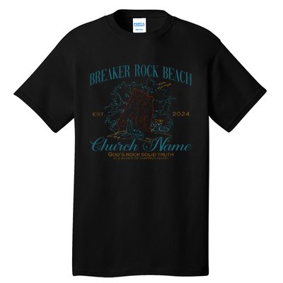 Benutzerdefinierte Breaker Rock Beach Vbs 2024 Tall T-Shirt