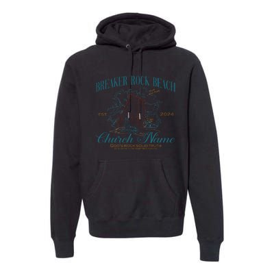 Benutzerdefinierte Breaker Rock Beach Vbs 2024 Premium Hoodie