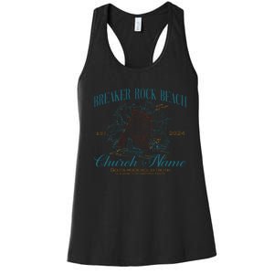 Benutzerdefinierte Breaker Rock Beach Vbs 2024 Women's Racerback Tank