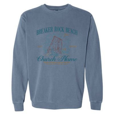 Benutzerdefinierte Breaker Rock Beach Vbs 2024 Garment-Dyed Sweatshirt