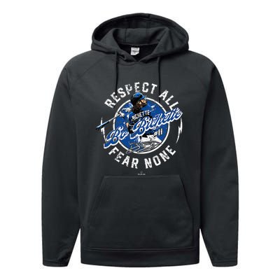 Bo Bichette Respect All Fear None Toronto Canada Performance Fleece Hoodie