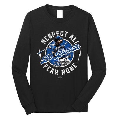 Bo Bichette Respect All Fear None Toronto Canada Long Sleeve Shirt