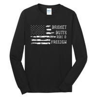 Brisket Butts Ribs And Freedom Bbq Tall Long Sleeve T-Shirt