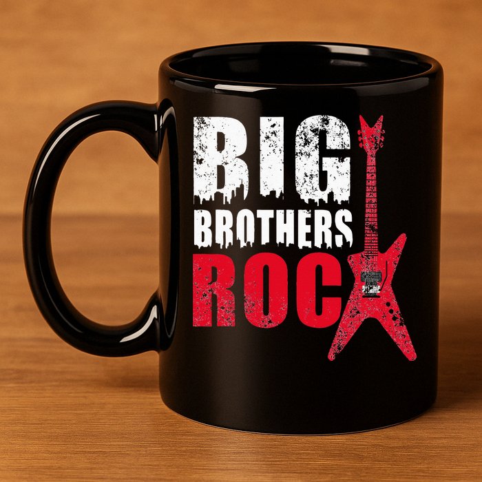Big Brothers Rock 11oz C Handle Ceramic Mug