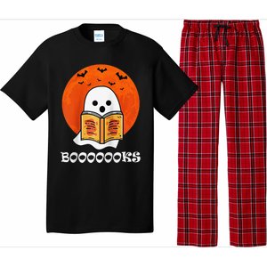 Booooooks Boo Read Books Halloween Raglan Baseball Pajama Set