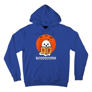 Booooooks Boo Read Books Halloween Raglan Baseball Hoodie